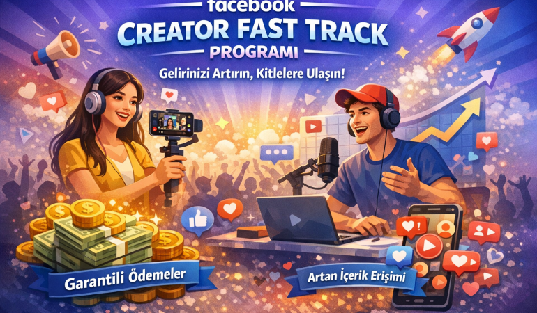 Yaratıcılar İçin Facebook Creator Fast Track Programı: Kazanç Potansiyelinizi Artırın
